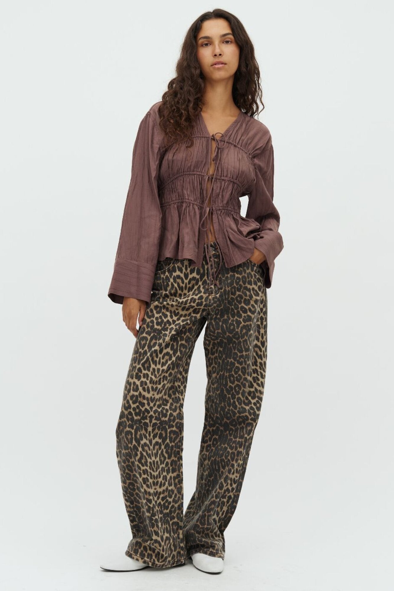 Cadian-M jeans - V56 Leopard Mist